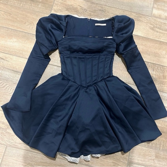 House of CB Venetia Puff Shoulder Lace Dress